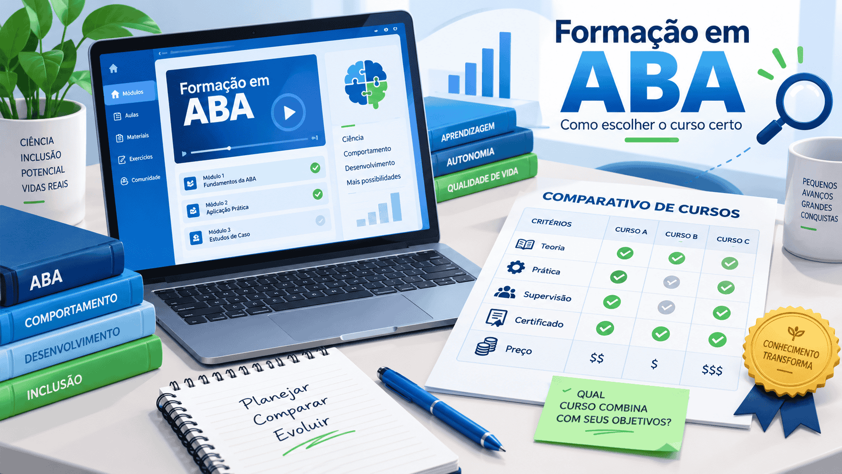 Formação em ABA: como escolher o curso certo em 2026